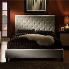 Tufted velvet queen Platform Bed wood bedroom furniture Head 