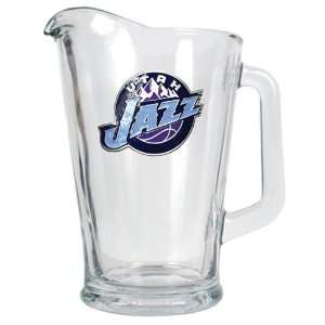  Utah Jazz NBA 60oz Glass Pitcher   Primary Logo Sports 