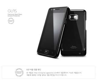 Samsung GALAXY S2 i9100 SCREEN PROTECTOR SGP GLAS BLACK  