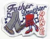 Scout FATHER DAUGHTER DANCE Fun Patches GIRL/GUIDES leg  