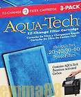 AquaTech 20/40 30/60 Filter Cartridge 3pk Fits Aqua Tech 20 40 30 60 