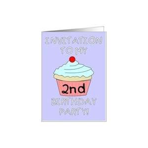  2nd birthday party Invitation Card Toys & Games
