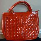 NEW AVON MARK HIGH SHINE TOTE IN TOMATO RED~PERFECT FOR CARRYING 