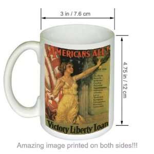 Americans All World War I US Army Military COFFEE MUG  