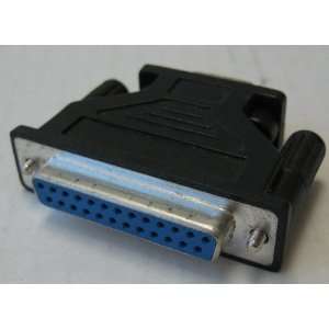  DB9 Male to DB25 Female Adapter   BLACK Electronics
