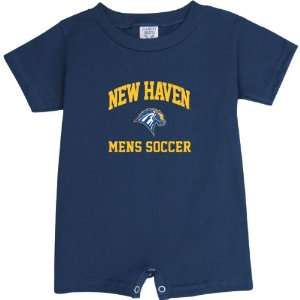  New Haven Chargers Navy Mens Soccer Arch Baby Romper 