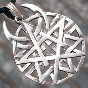 STAR OF UNBIASED BELIEFS Pewter pendant W Necklace  