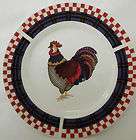 Majesticware Oneida Calico Rooster by Leslie Beck Coffee Salad or 