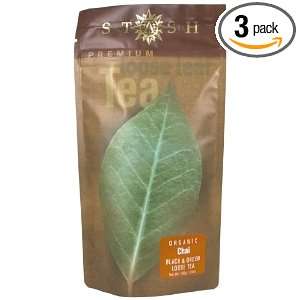 Stash Tea Company Organic Chai Spice Loose Leaf Tea, 100 Gram Pouches 