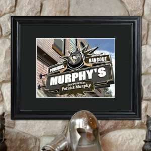  Personalized NHL Pub Print with Wood Frame