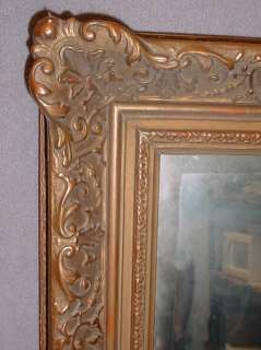 Antique French Louis XVI walnut wall mirror # as/1514  