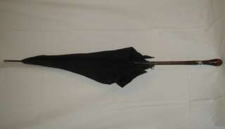 ANTQ VICTORIAN SILVER ACCENT CARVED UMBRELLA FOR REHAB  