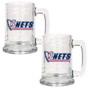  New Jersey Nets Set of 2 Beer Mugs