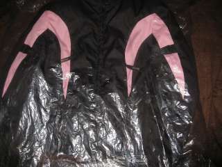 Nwt Xelement Women Black & Pink Motorcycle Jacket with Level 3 