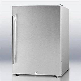   Outdoor Compact Refrigerator   Stainless Steel Patio, Lawn & Garden