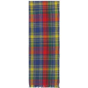Durable Hand Woven 100% Cotton Colorful Blue and Red Plaid Table 