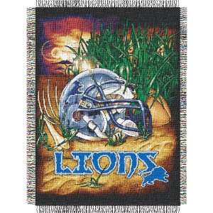 Detroit Lions NFL Woven Tapestry Throw (Home Field Advantage) (48x60 