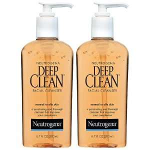  Neutrogena Deep Clean Facial Cleanser, Normal To Oily Skin 