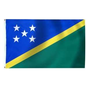  Solomon Islands Flag 3X5 Foot Nylon Patio, Lawn & Garden