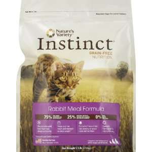 Instinct Grain Free Rabbit Meal Dry Cat Food by Natures Variety, 2.2 