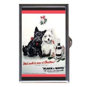   AND WHITE WHISKEY SCOTTIE DOGS Coin, Mint or Pill Box Made in USA