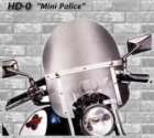 Police Fairing Windshield Harley Dyna FXDWG Wide Glide