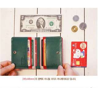 Cute Mini colourful Button Grils Wallet Card Bag NEW  