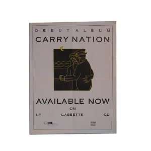  Carry Nation Poster Debut Album 