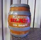   BLATZ Milwaukee 1930s Style Wood Barrel Plaster Keg Advertising RARE