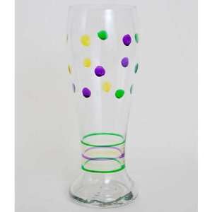  Mardi Gras Dots Beer Glass Toys & Games