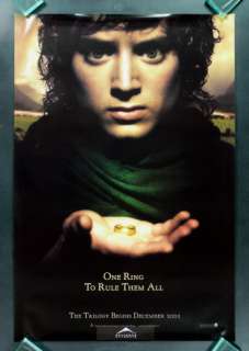 LORD OF THE RINGS FELLOWSHIP OF THE RING * MOVIE POSTER  