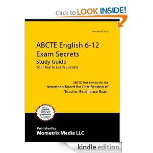 ABCTE English Language Arts Exam Secrets Study Guide ABCTE Test 