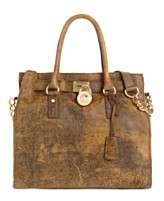 michael michael kors handbag hamilton tote with gold hardware