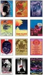 Pink Floyd Concert Posters Trading Card Set  