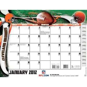  Turner Cleveland Browns 2012 22x17 Desk Calendar Sports 