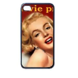  Marilyn Monroe v4 4/4s Seamless Case (Black) Electronics
