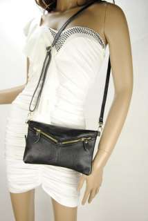 Womens Fashion Real Genuine Leather Shoulder Clutch Bag Mini Handbag 