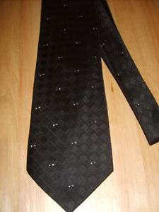Black Calvin Klein Neck Tie, 100% Silk, 56 Long  