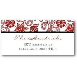  Holiday Return Address Labels   Wintry Flurry By Tea 