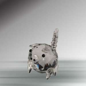  Crystal Pig Figurine, 1.75 Inches, Handcrafted