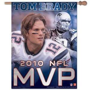 Tom Brady New England Patriots Outdoor Vertical House Flag