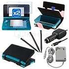 11 accessory bundle charger for nintendo 3ds film case one