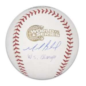 Geoff Blum Autographed Baseball  Details 2005 World Series Baseball 