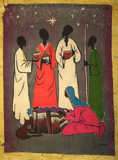 African Batik Nativity new Jesus Mary Magi Wisemen bn81  