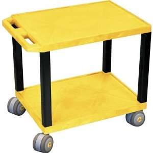  H. Wilson Yellow Non Magnetic MRI Safe Cart with Black 