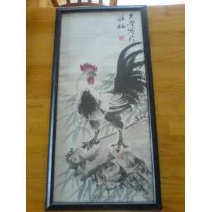  Original Chinese Painting   Rooster