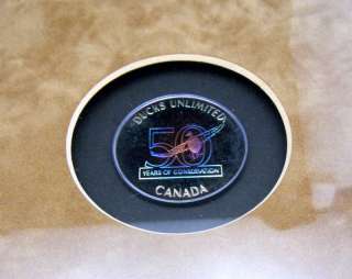 Ducks Unlimited 50th Anniversary Canada Stamp Medallion  
