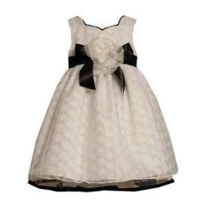  Toddler Girl Spring Dresses   Ivory Circles Dress   Size 
