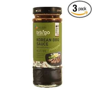 bibigo Korean BBQ Sauce, Pineapple, 16.9 Ounce (Pack of 3)  