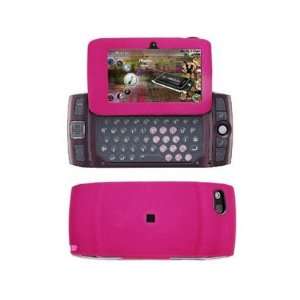  Rubberized Protector Cover Case Hot Pink For Sidekick LX 